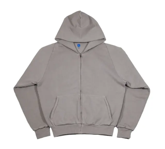 Yeezy Gap Hoodie Men Size S Zip Light Gray Grey Unreleased Season New Sweatshirt