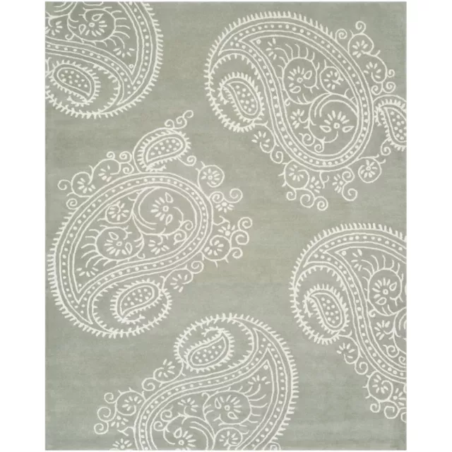 SAFAVIEH Bella BEL153A Handmade Grey / Ivory Rug