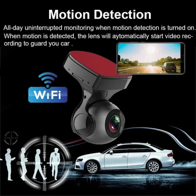 1080P HD Wifi Car DVR Camera 170° Dash Cam Video Recorder G-Sensor Night Vision 3