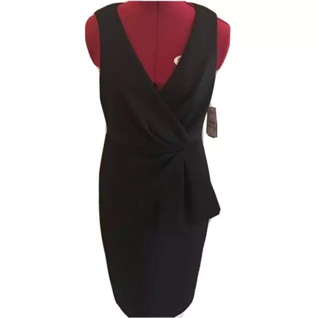 Jessica Howard Dress Woman’s Size 8 Black Sleeveless Sheath NWT