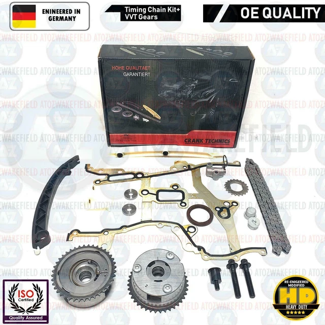FOR VAUXHALL CORSA Timing Chain Vvt Gears Kit A12Xel A12Xer A14Xel