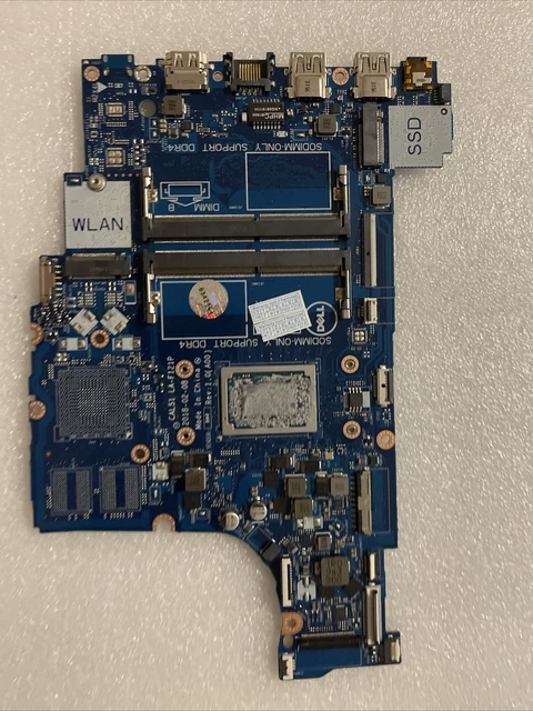 Dell Inspiron 15 3585 Amd Ryzen 3 2200U Cpu Laptop Motherboard 525Hd 0525Hd H1