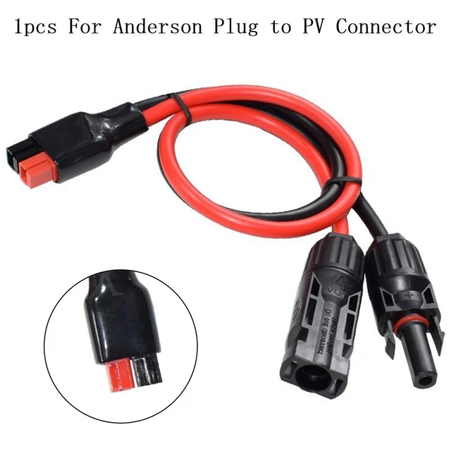 1X FOR ANDERSON Plug To Solar Panel Cable Wiring Adapter Connector 35cm