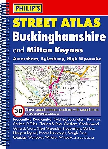 Philip's Street Atlas Buckinghamshire and Milton Keynes: Spi... by Philip's Maps