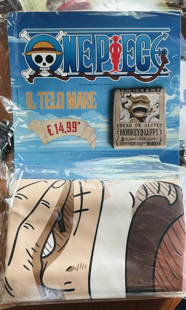 Telo Da Mare One Piece - 75x150 Cm In Cotone E Velour - Ufficiale - Foto 13