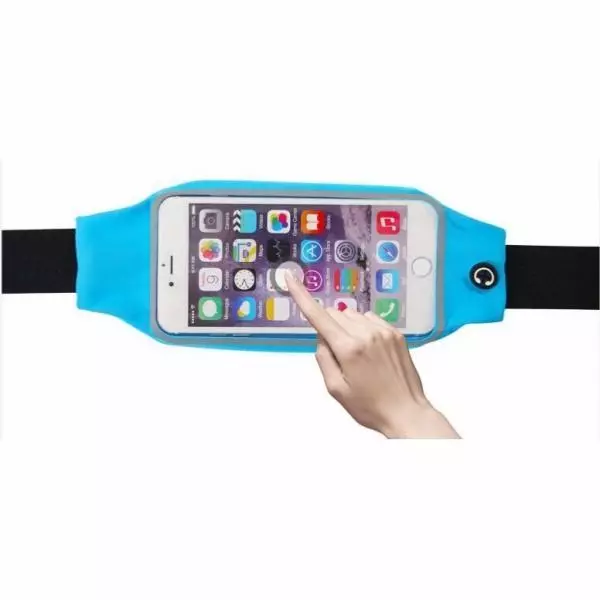 Bolsa PARA MOVIL para Cintura Impermeable Elastica Deportes Running Movil MP3