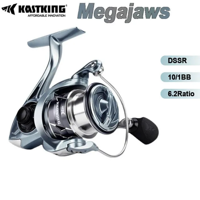 KastKing Megajaws Spinning Fishing Reel 10+1BB 6.2:1 Saltwater Fishing Reel