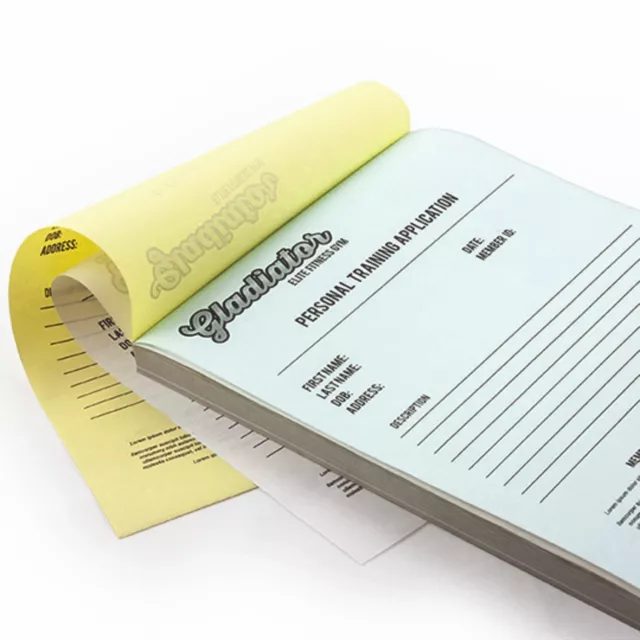 Personalised A5 Duplicate Invoice Book • Order Book • NCR Pad • Receipt Pad