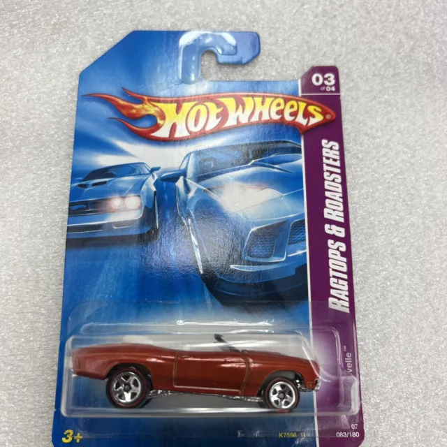 Hot Wheels '70 Chevelle Ragtops & Roadsters #3 of 4 w/redlines New/ Card B185