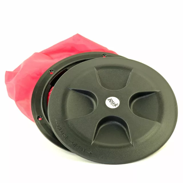 RUK Sport 8" Quarter Turn Hatch Cover with Bag