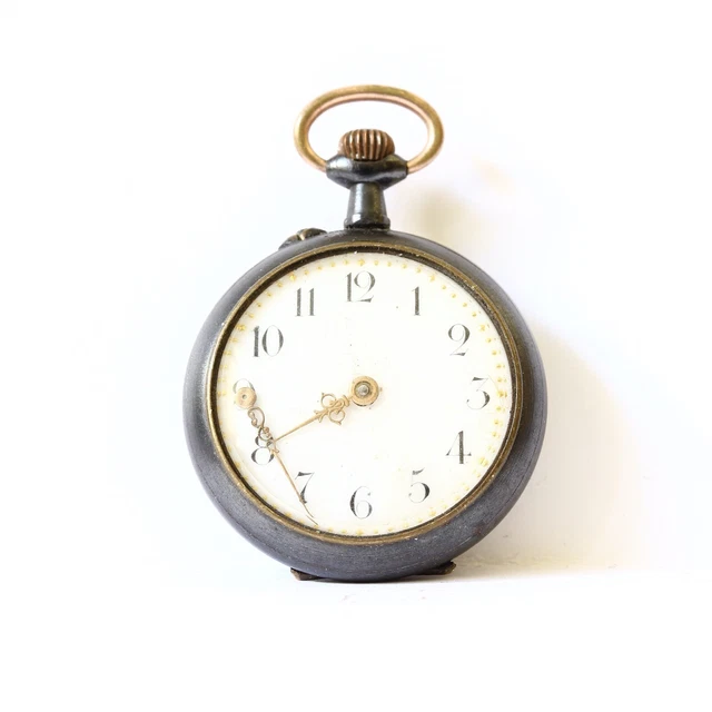 Montre Ancienne Mécanique à Balancier 17 Rubis - Pour Pièces Ou Restauration, Style Militaire