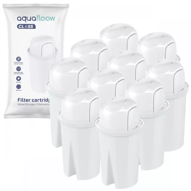 10 cartuchos de filtro para Brita Classic Britta de AquaFloow