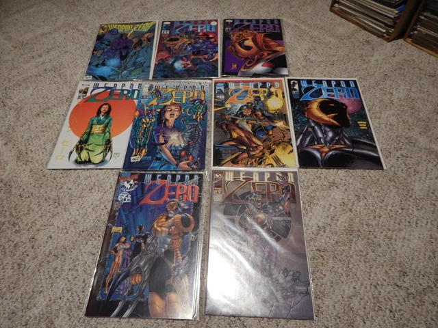 Image Comics Weapon Zero 0,3-6,10,11,14 & Top Cow 08