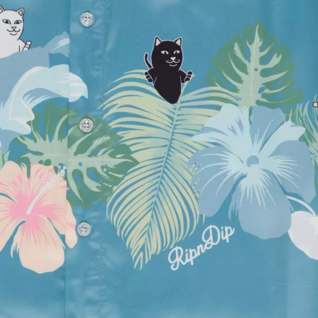 Camicia abbottonata RIPNDIP Pablo - Blu nebbioso 3