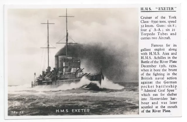 HMS EXETER York class Heavy Cruiser Royal Navy RP PC