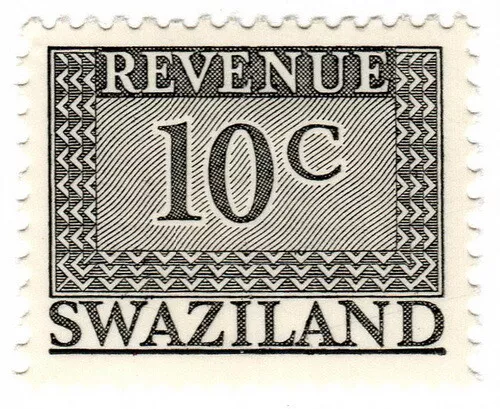 (I.B) Swaziland Revenue : Duty Stamp 10c