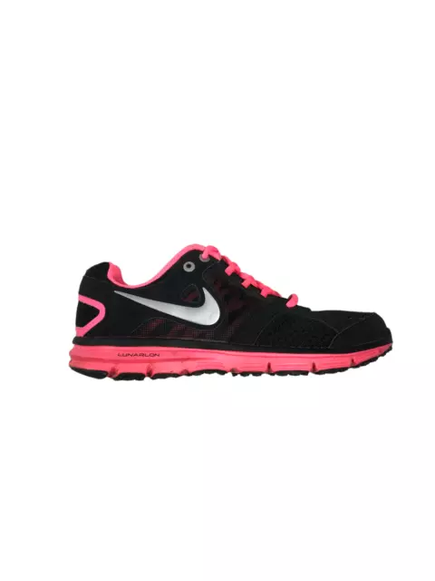 Nike Lunar Forever 2 Black Pink Running Shoes Women's (Size: 6) 554895-002