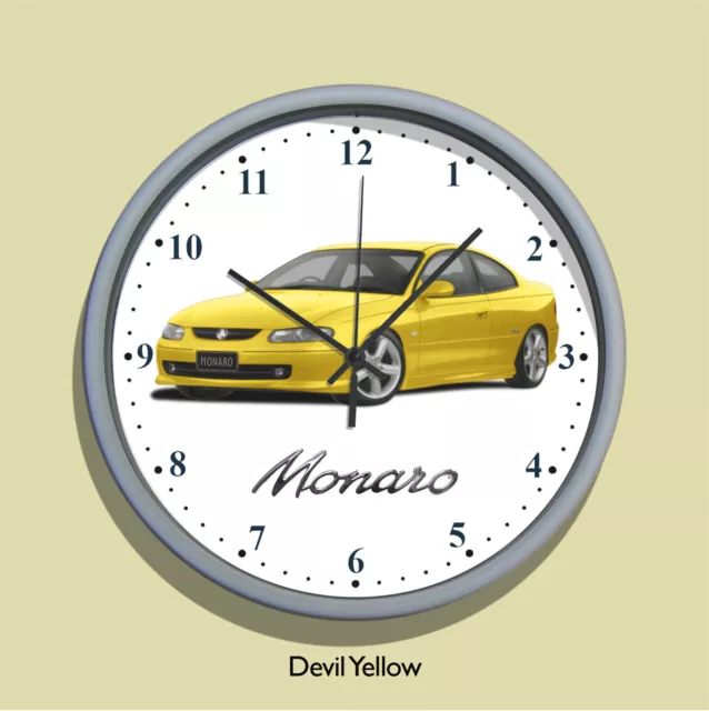 Holden V2 Monaro CV8 Wall Clock