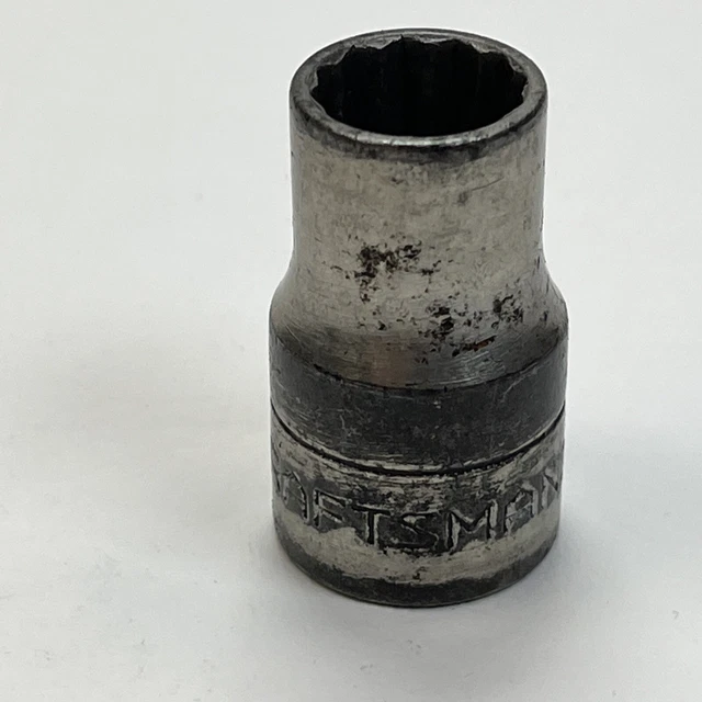 Craftsman =V=  1/2in  1/2" Drive  12 pt.  Socket  SAE  USA Mechanic Tools
