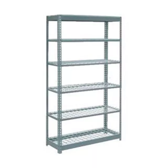 Global Industrial Heavy Duty Shelving 48"W x 24"D x 96"H With 6 Shelves Wire