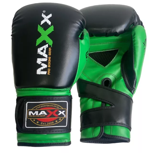 MAXX PRO FIGHT Leather Boxing Gloves Punch Bag Pink 10 oz 25.00