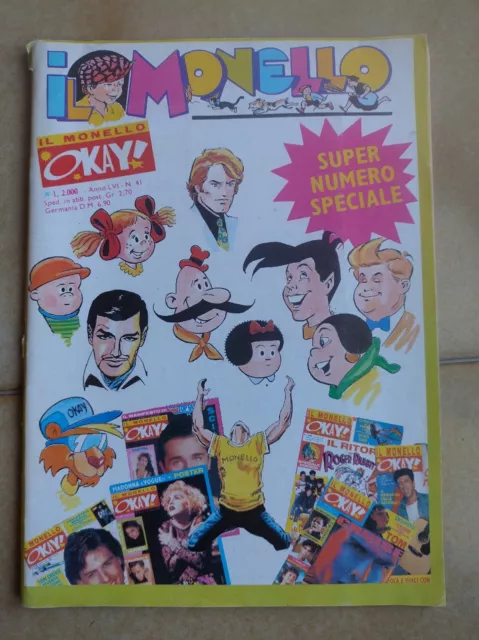 Rivista a fumetti Il MONELLO OKAY n. 41 Anno LVI -Ed. Universo- ULTIMO NUMERO