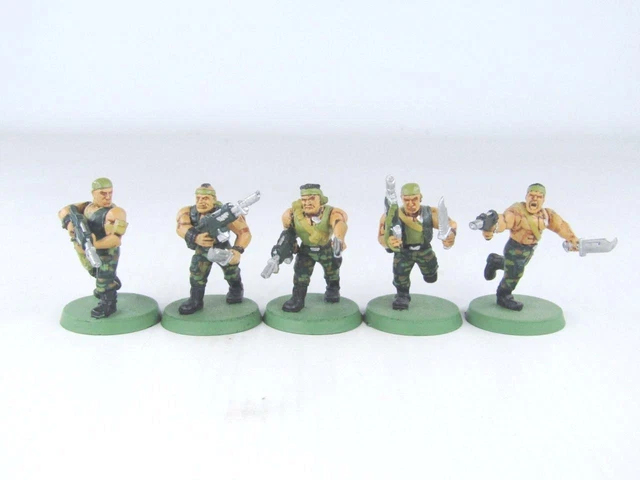 Warhammer 40k – Astra Militarum Cadia Command Squad – Figuren-Set Für Tabletop-Fans