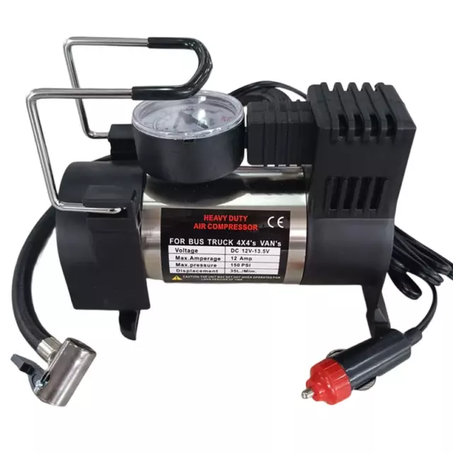 12V 150Psi Portable Air Compressor Car Tyre Inflator with Digital Pressure Gauge