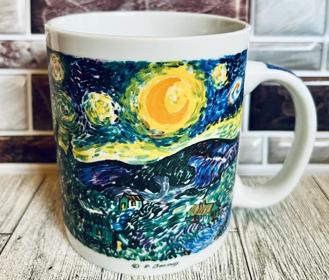 🎨 CHALEUR Master Collection “Starry Night” Vincent Van Gogh Mug Cup D Burrows