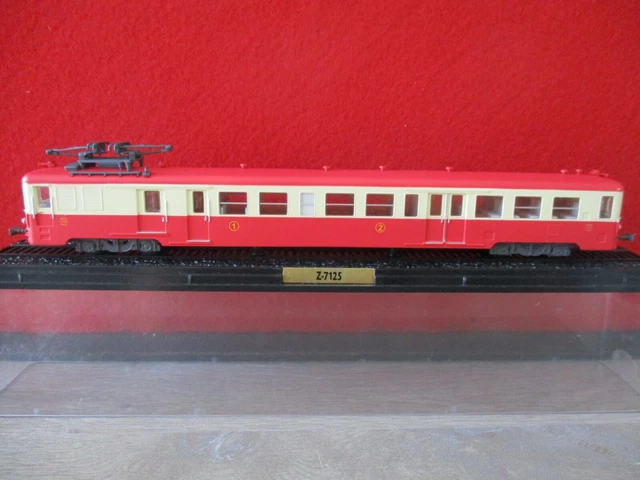 Autorail Atlas Z-7100 / Z 7125 – Échelle HO 1/87 – Motorisé – Éditions Atlas