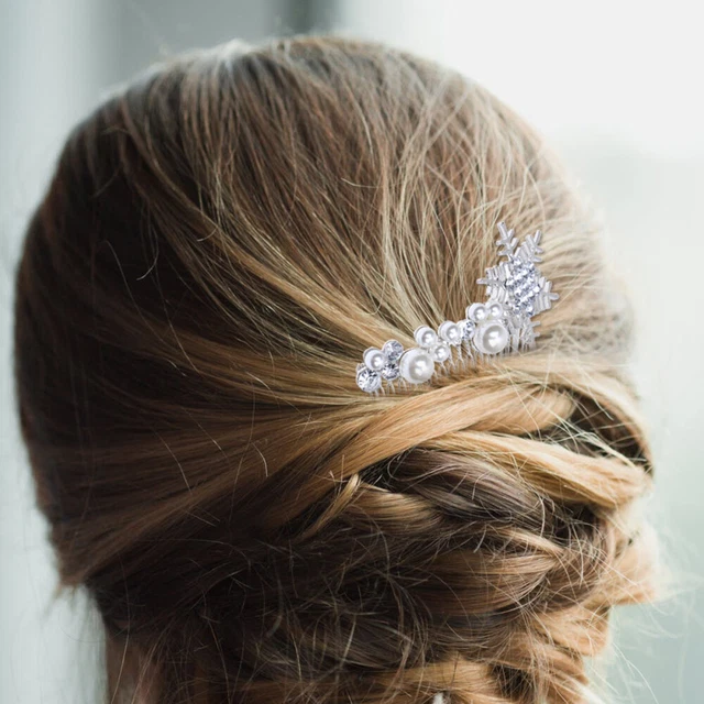 Hochzeitskopfschmuck Kamm Strass Haarschmuck Für D Produktbild-Vorschau 2