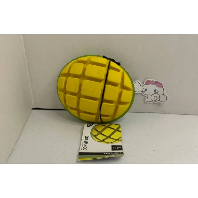 Bark Super Chewer "Go Mango" Dog Toy LARGE 50+ LBS Bark Squeaker