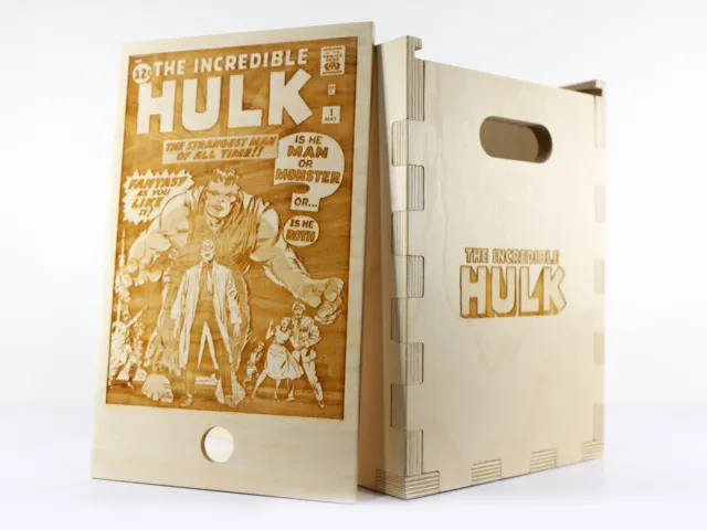 The Incredible Hulk Timber Comic Storage Box *Comics Not Included
