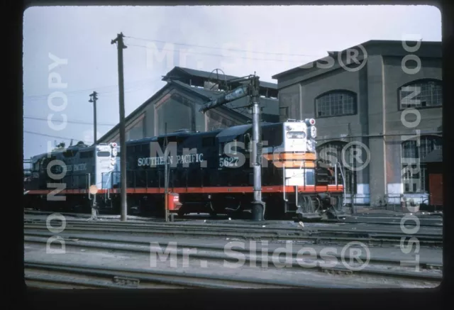 Duplicate Slide SP Southern Pacific Black Widow Paint GP9 5627 & GP9 Set