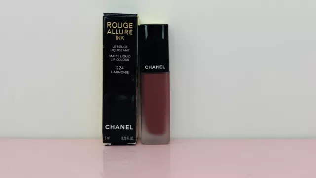 CHANEL - ROUGE Allure Ink - Matte Liquid Lip Colour - 224 Harmonie -0.20 Oz  -New $52.00 - PicClick
