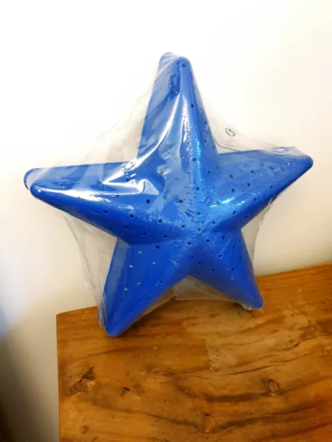 Lámpara de pared estrella azul IKEA SMILA STJÄRNA luz nocturna espacio lunar para niños