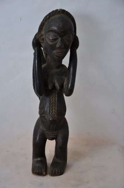 African tribal art,luba statue from democratic Republic of Congo(