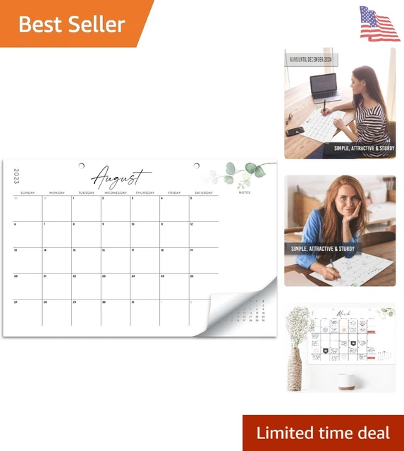 LUXURY AESTHETIC 20232024 Modern Greenery Desk Calendar Premium 17