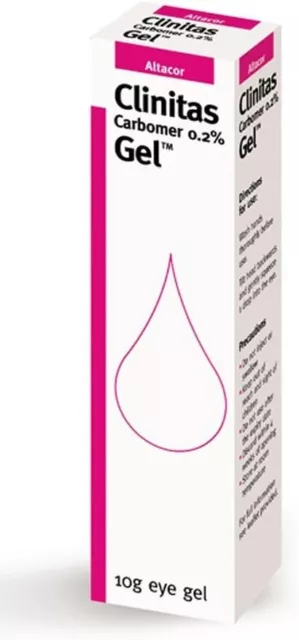 Clinitas Gel (ehemals Clinitas Hydrate) Carbomer 0,2% Nachttrockenaugengel 2