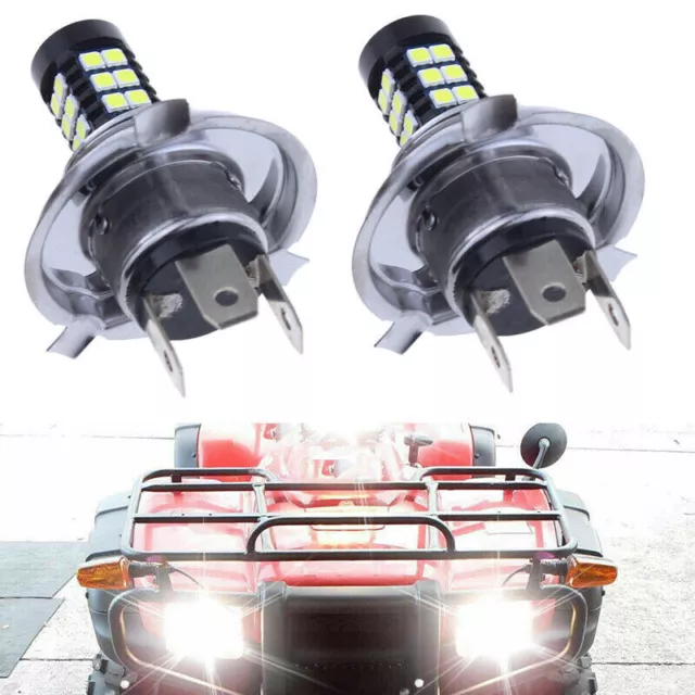 2x White Bright LED light bulbs headlights replaces Massey Ferguson pn 3405186M1