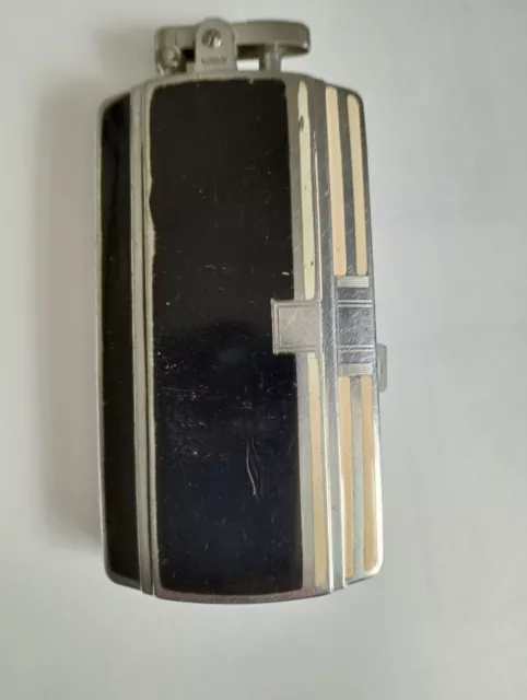 ronson petrol lighter and cigarette case