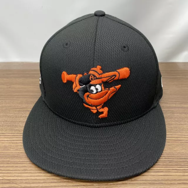 NEW ERA BALTIMORE Orioles ROAD 59Fifty Fitted Hat (Black/Orange) MLB ...