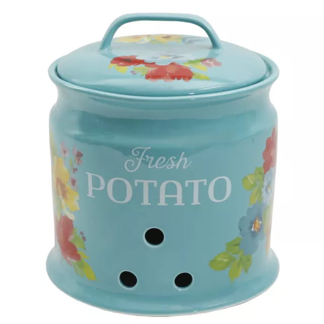 Breezy Blossoms 9.5-inch Potato Keeper