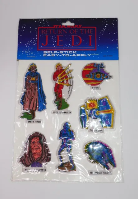 Star Wars Return of the Jedi Puffy Stickers