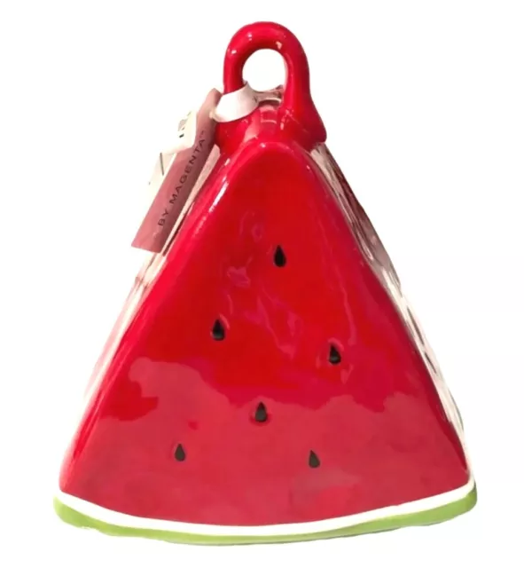 Rae Dunn "Sweet Watermelon 8" Bird House" Ceramic * New * Free Shipping