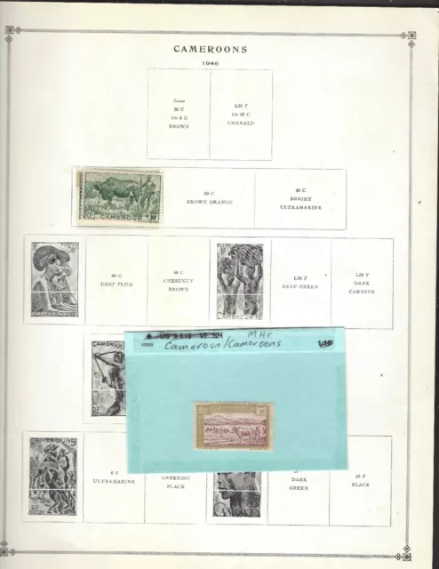 Camerún/Camerún - pequeño lote de 3 - ver descripción para Scott nbrs/descripción