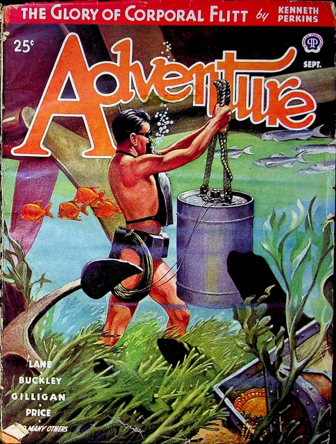 ADVENTURE PULP/MAGAZINE SEP 1944 Vol. 111 #5 VG/FN 5.0 £30.99 - PicClick UK