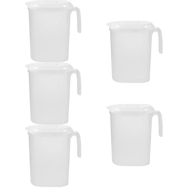 5x portatile caraffa con brocca in plastica per estate