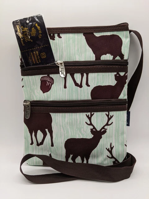 Crossbody N. Gil Handbag Purse Deer Buck NWT