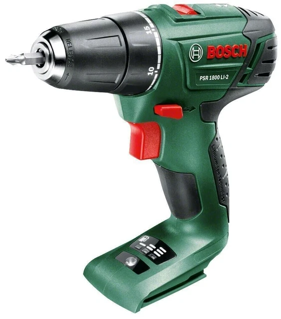 BOSCH PSR 1800 LI-2 18v Cordless Drill Driver - Body Only £49.00 ...